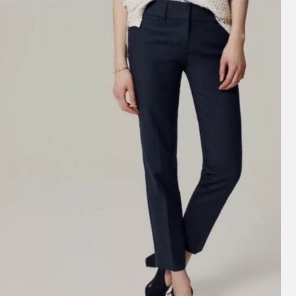 LOFT Marisa The Rivera Pant Navy‎ Blue Pant Size 8